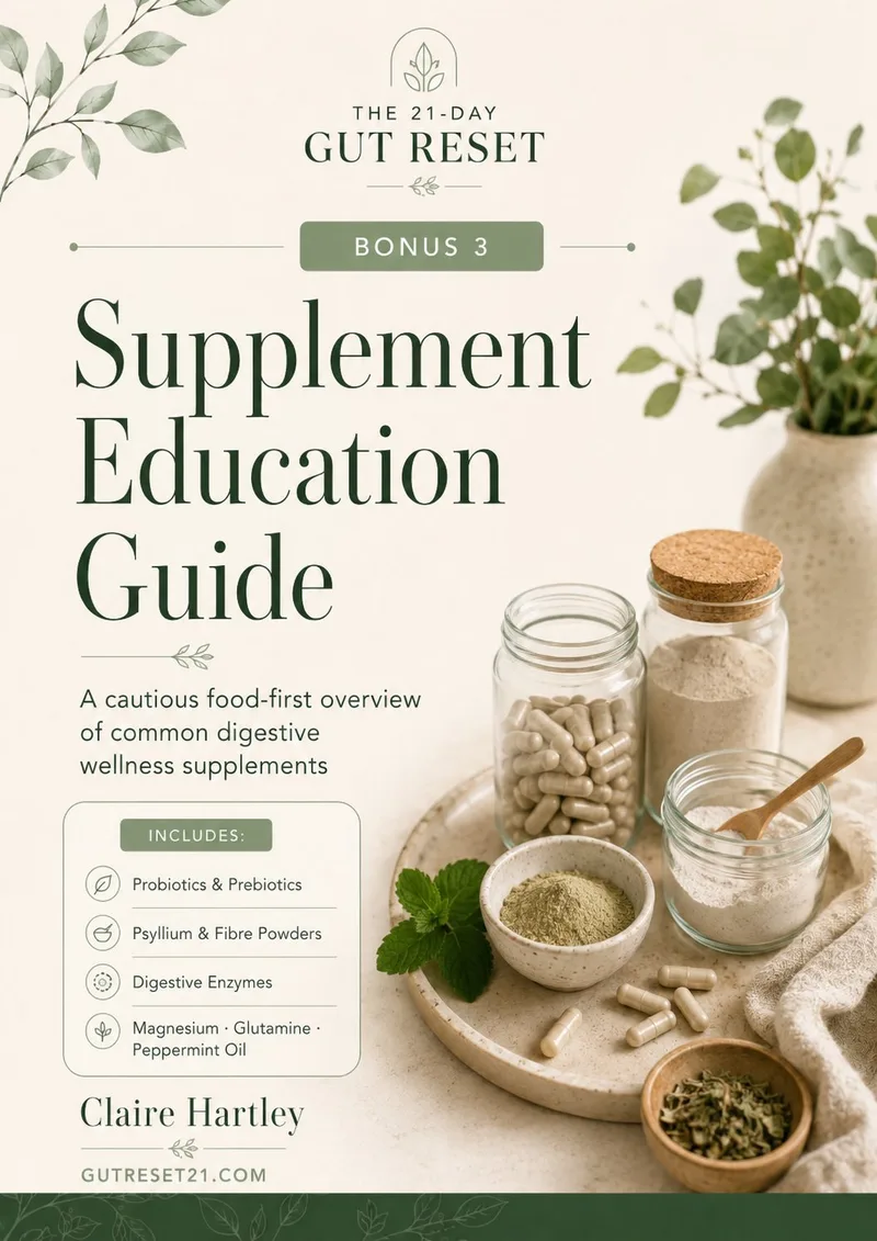 Bonus 3: Supplement Education Guide